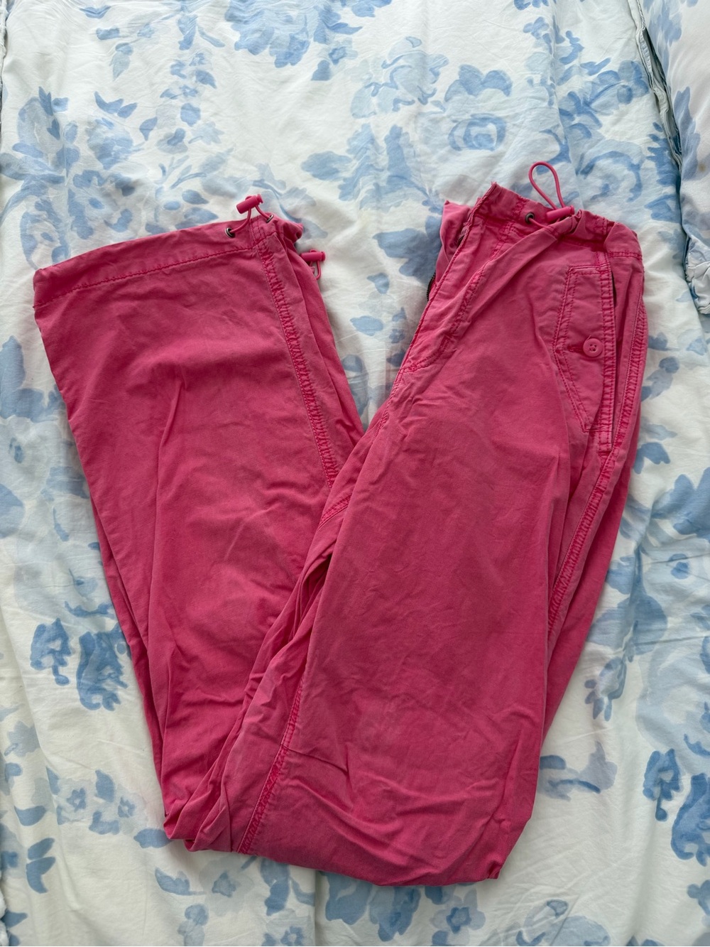 American Eagle Outfitters Hot Pink Drawstring Joggers
